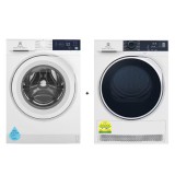 (Bundle) Electrolux EWF8024D3WB UltimateCare 300 Front Load Washing Machine (8kg) + EDH804H5WB UltimateCare 500 Heat Pump Dryer (8kg)